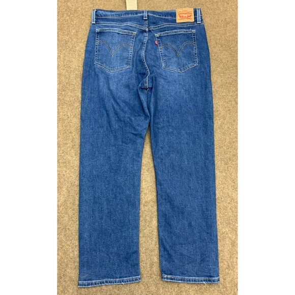Levis Jeans Womens 32 Wedgie Straight Leg Button Fly High Rise Stretch Denim - Picture 3 of 11